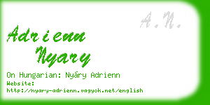 adrienn nyary business card
